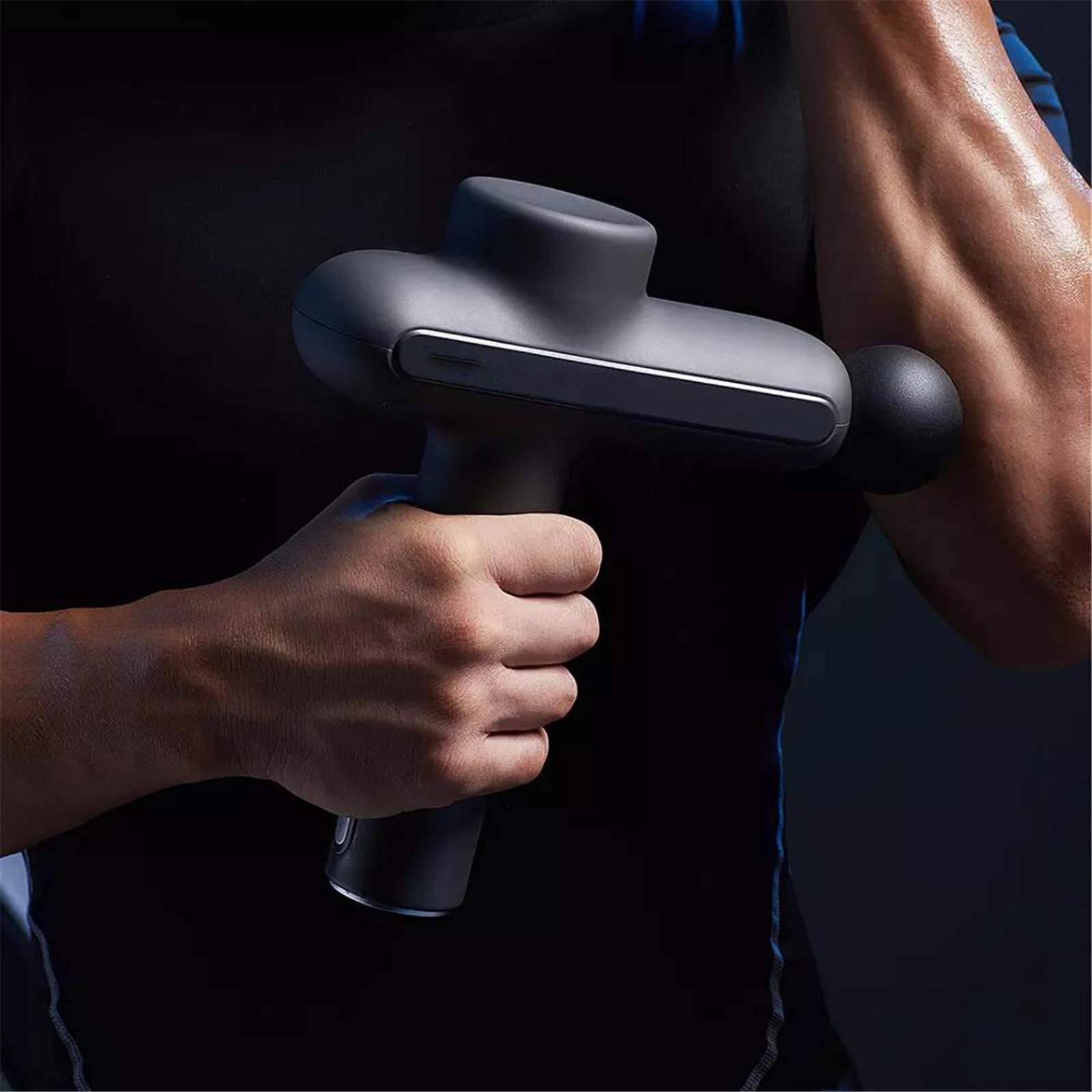 Pistolet do masażu relaksuje ciało elektryczny pistolet do masażu mięśni masażer perkusyjny głęboki masażer chusteczek ulga w bólu ładowalny służy do łagodzenia bólu mięśni