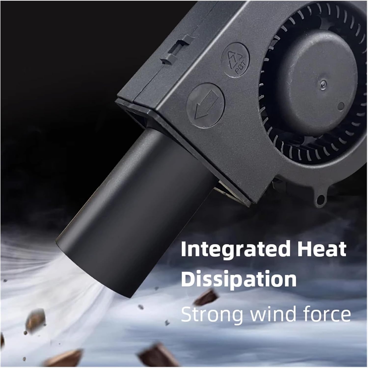 Compressed Air Duster, Mini Blower DC 12V Centrifugal Blower Air Blower Smelting Metal Fan Fan Portable Centrifugal Fan for DIY Cooling,Handheld Blower(Group 2)