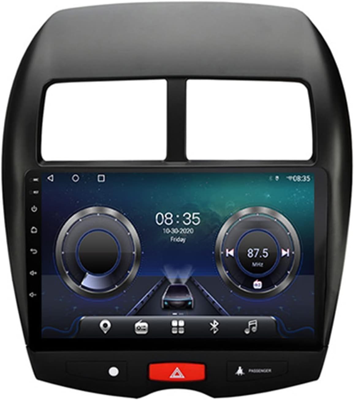 Android Car Stereo for Mitsubishi ASX 2008 to 2018 2GB RAM 32GB ROM MirrorLink WiFi BT, 10 Inch 2.5D IPS Touch Screen with Backup Camera Included (2+32G With Apple Carplay)