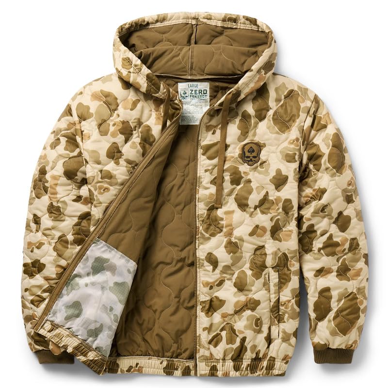 Zero Foxtrot Zip Up Woobie Hoodie - Frogskin Beach Camouflage at