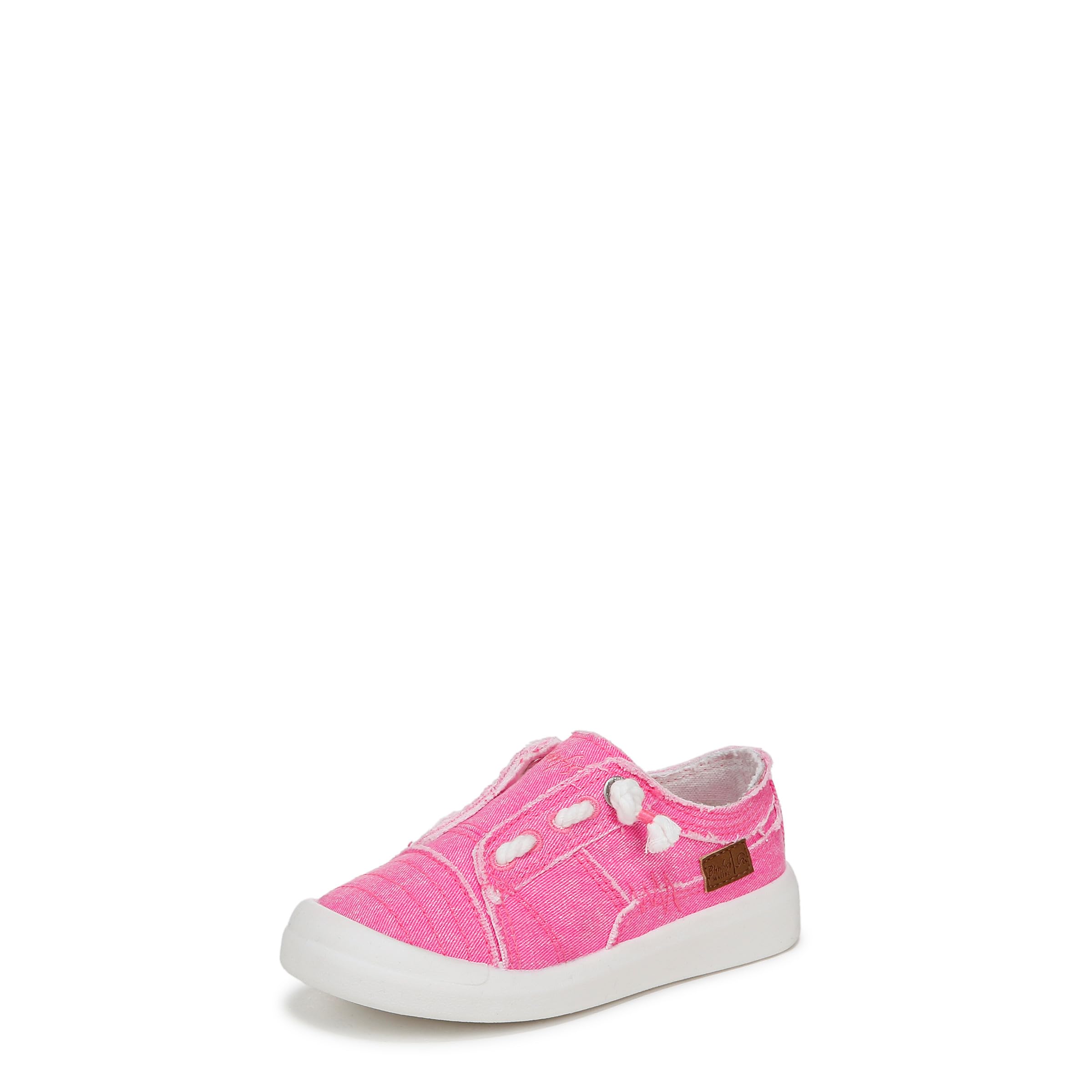 Blowfish Malibu Infant Girls Beachside-T Sneaker Hot Pink Twill Fabric 7 T