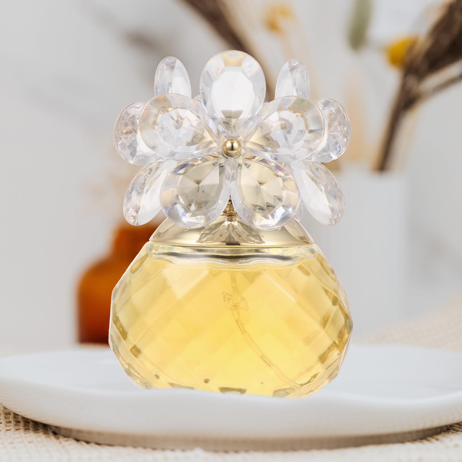 Perfume para Mujer 55ml Fragancia Floral Ligera y Portátil en Vidrio, Adecuado para Usar Después Ducha o Antes de Salir Noche