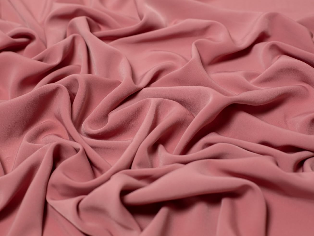 Minerva Blush Luxury Crepe Fabric - Per Metre