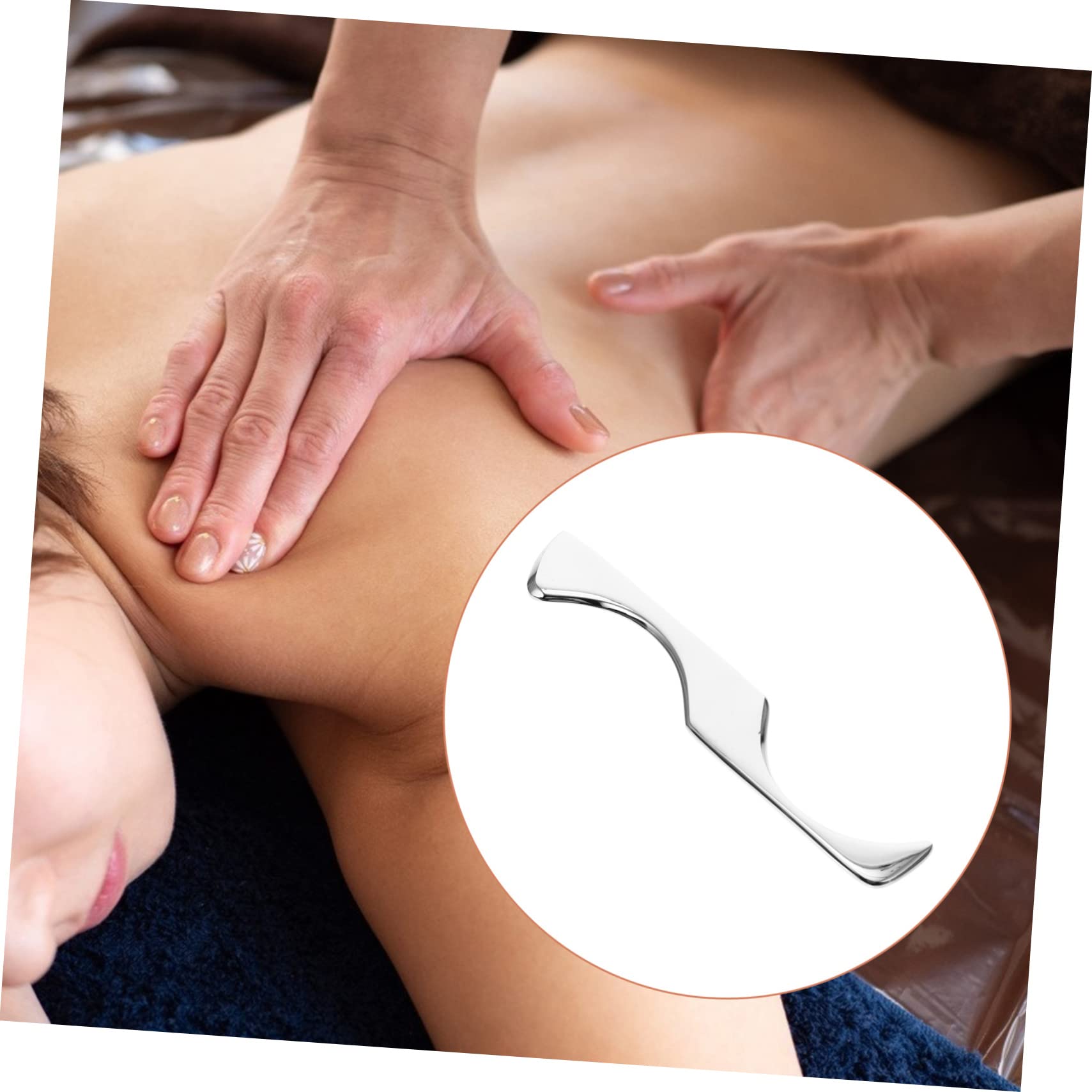 FOMIYES 3stücke Stainless Steel Faszienmassage-schaber Für Körper Rücken Beine Und Nacken Ergonomisches Massagewerkzeug Muskelentspannung Und Schmerzlinderung Geeignet Für Therapeuten