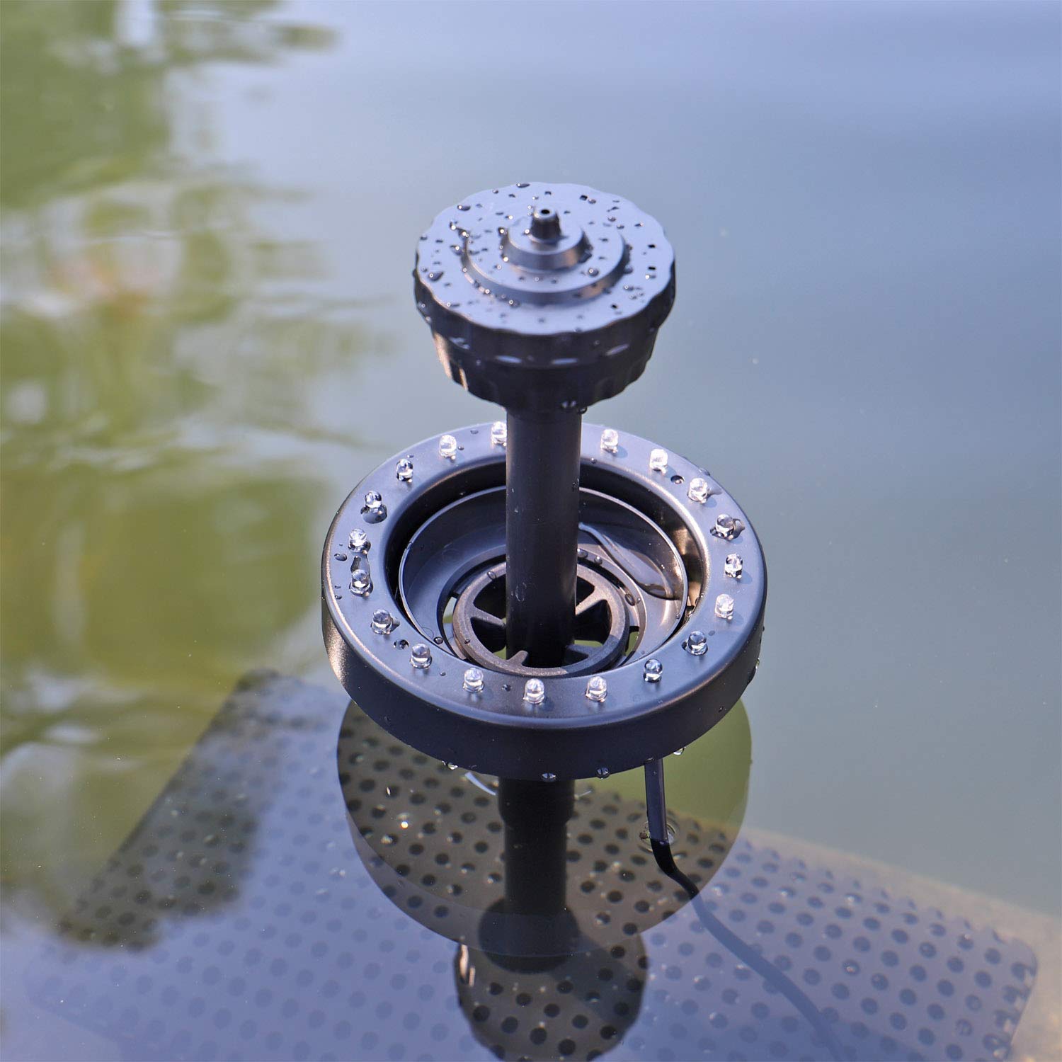 CLGarden Fontänenbeleuchtung LED Ring LEDR20 Beleuchtung für Fontäne Schaumsprudler Wasserspiel Springbrunnen Pumpe