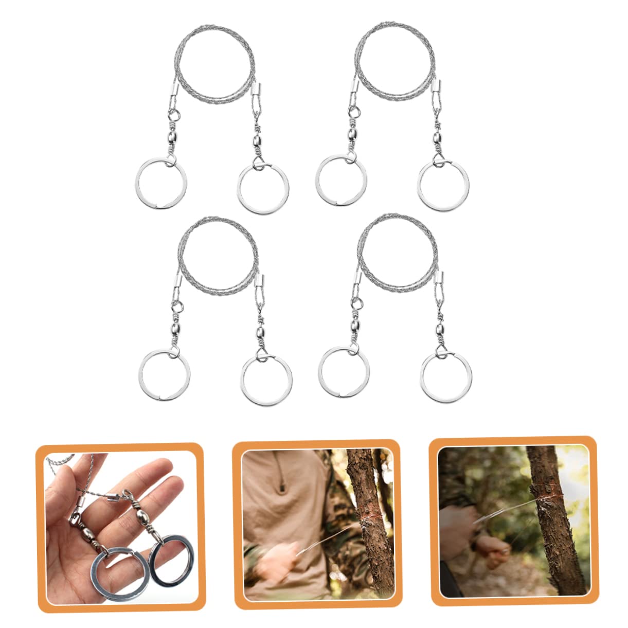 GAROZATION Portable Chainsaw Folding Saw Folding Pruning Camping Emergency Survival