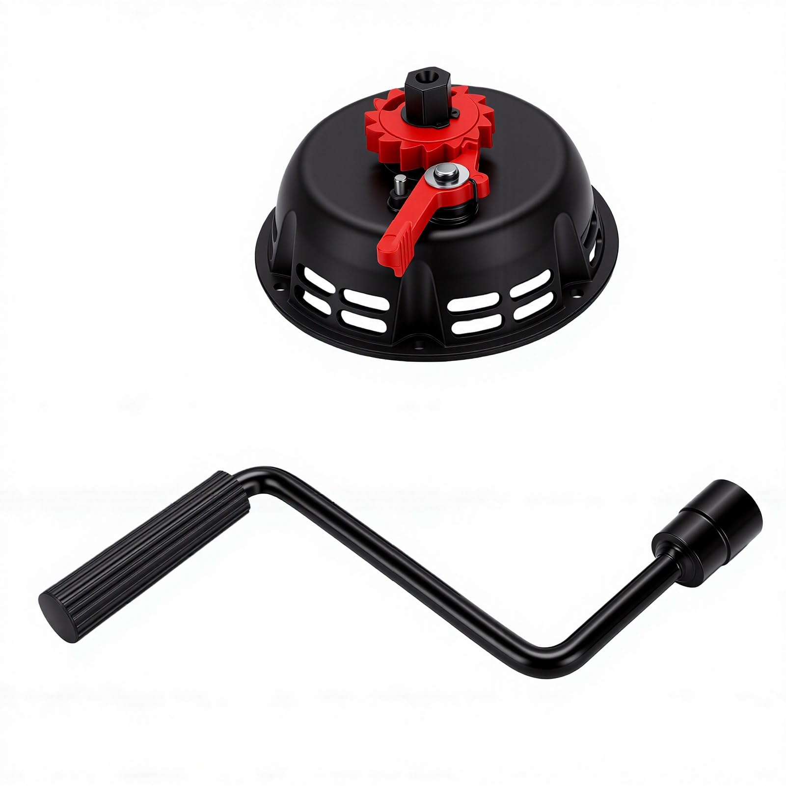 Yosoo Health Gear Arranque Rápido de Retroceso Conjunto de Arranque de Repuesto de Metal de para GX160 GX200 Motor Mini Bike Go Kart con Tornillos de Manga de