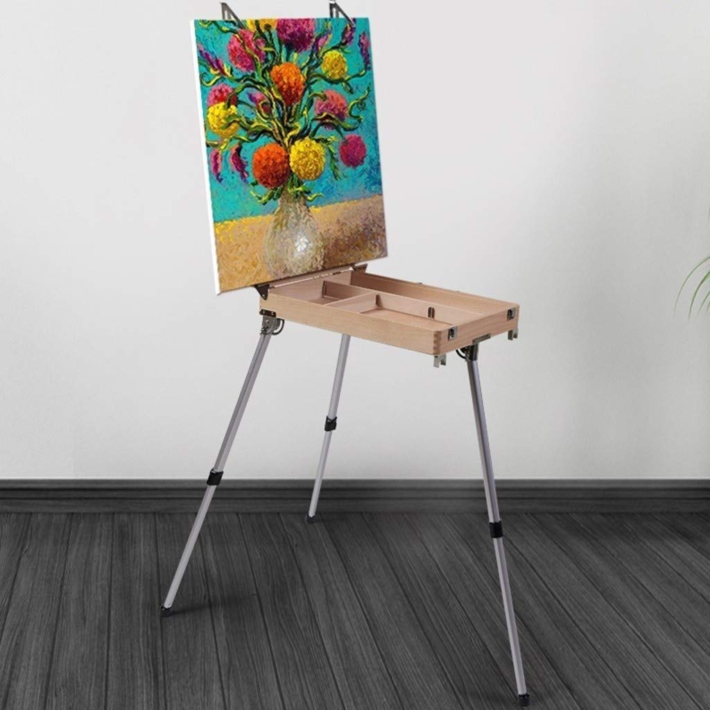 屋外イーゼルイーゼル　新品 Amazon | イーゼル 木製 スタンド 150cm 高さ調節可能 油絵用