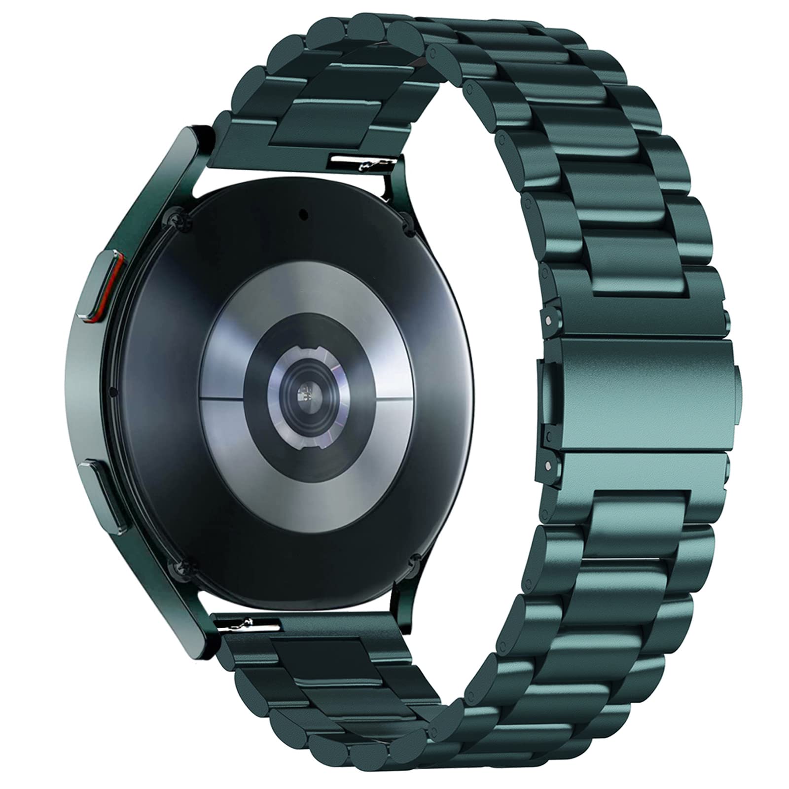 SUNDAREE Compatibile con Cinturino Galaxy Watch 4,Verde 20MM Cinturini Ricambio Acciaio Inossidabile Orologio Band per Samsung Galaxy Watch 4 5 40MM 44MM SM-R870/Classic 42MM 46MM /Watch 5 Pro 45MM