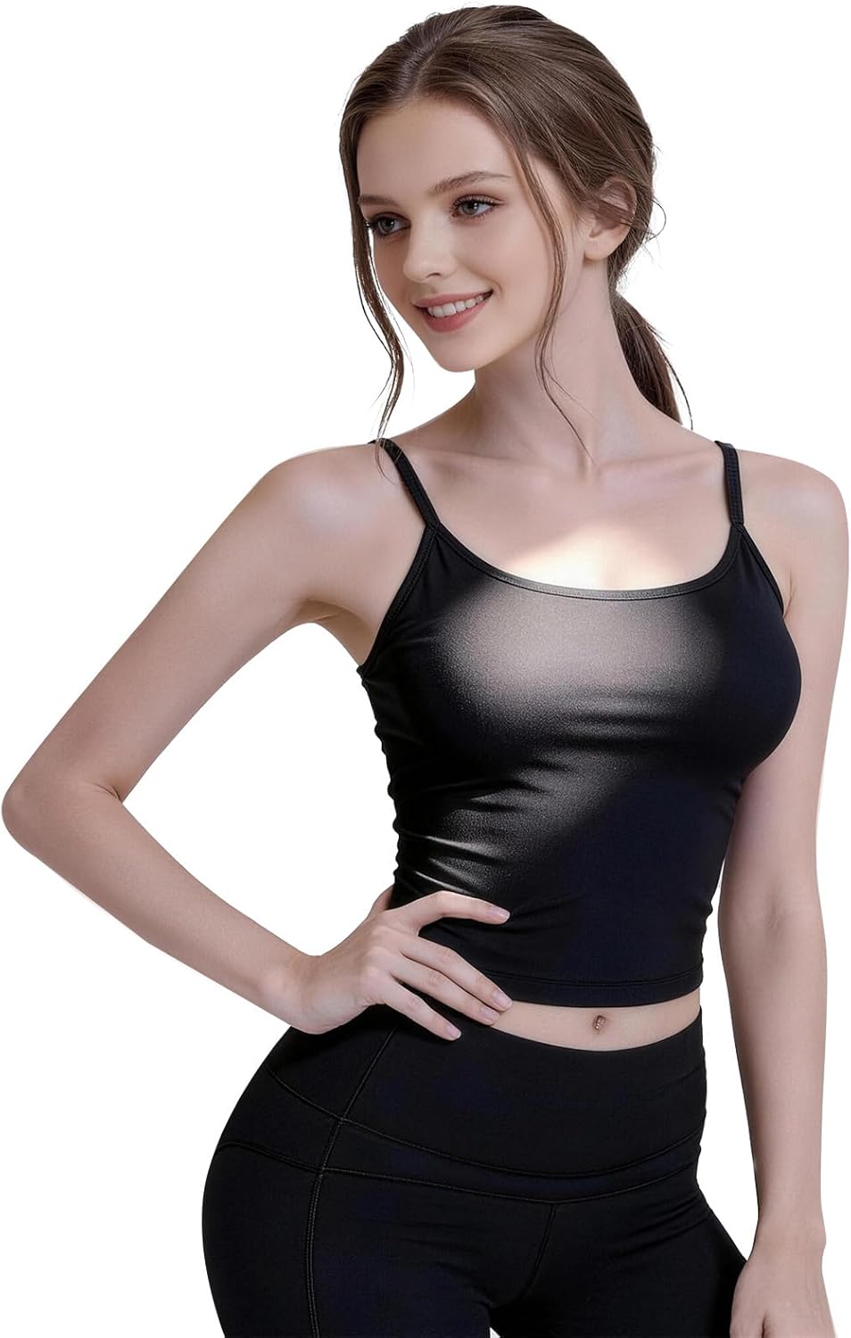 Tank Top for Women Basic Double Lined Loose Sleeveless Adjustable Shoulder Strap Best 2025 Summer Women Tanks Tops