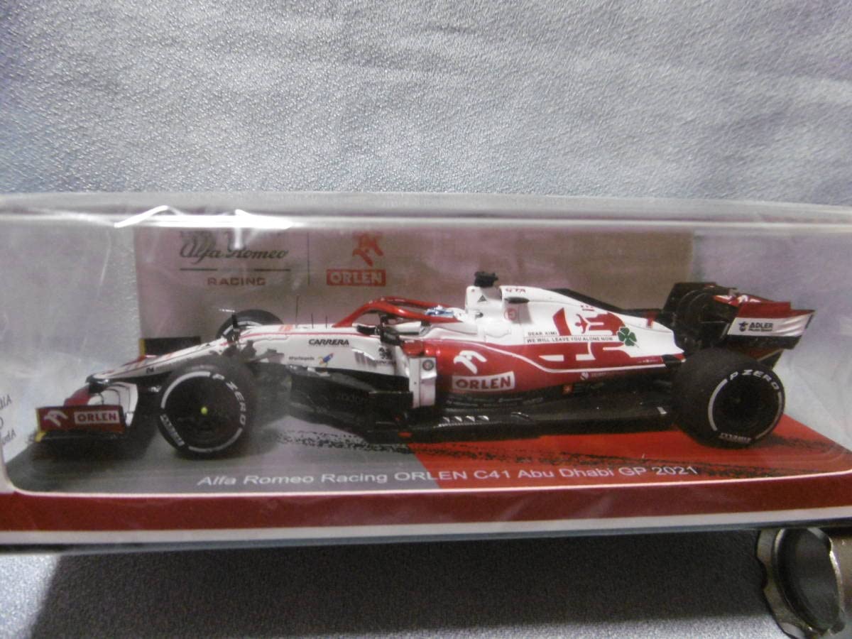 Amazon | スパーク 1/43 Alfa Romeo Racing ORLEN C41 Abu Dhabi GP