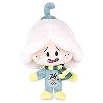 Doudou et Compagnie – Milano Cortina 2026 – Peluche Ufficiale Cute FLO (Sciarpa) – Morbidissima – Collezione Flo Olimpica – Mascotte Tina & Milo – Giochi Invernali – 20 cm -LI4533