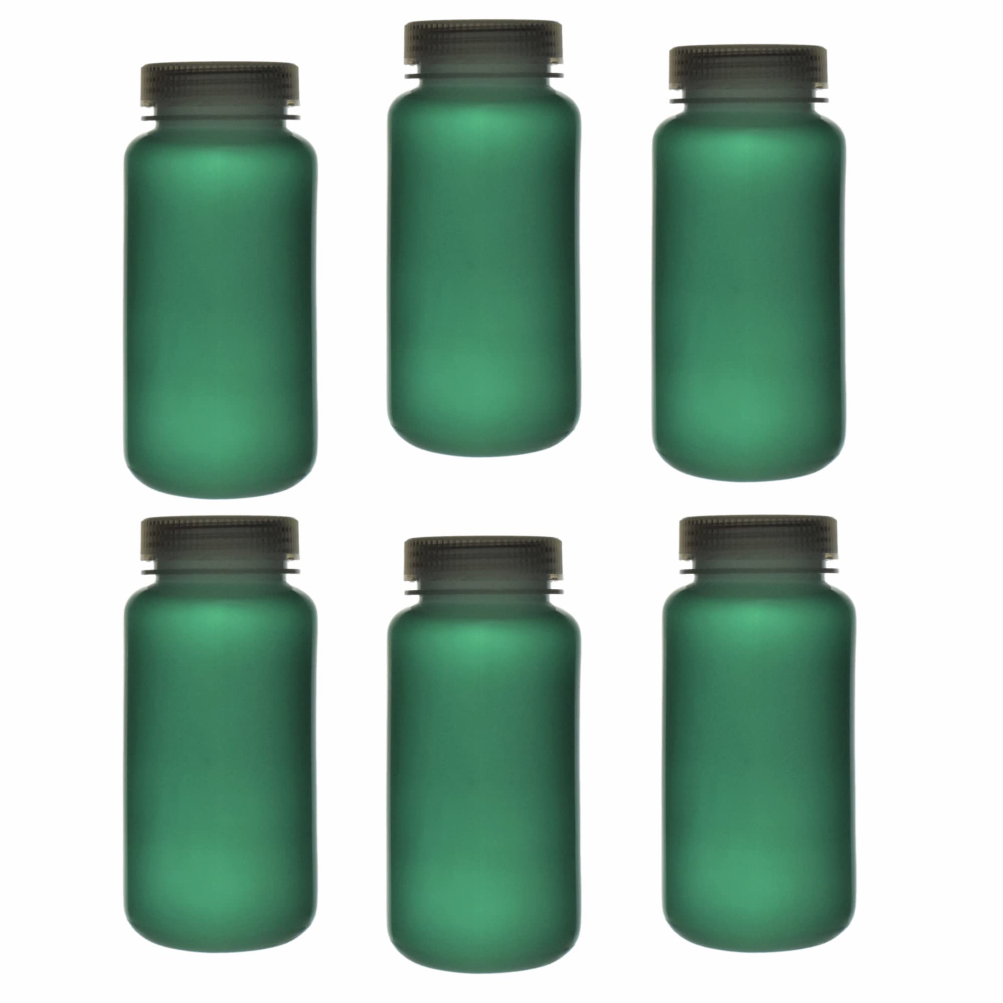 TN LAB SupplyReagent Storage Sample Polypropylene Bottles 500ml 6-Pack (6)