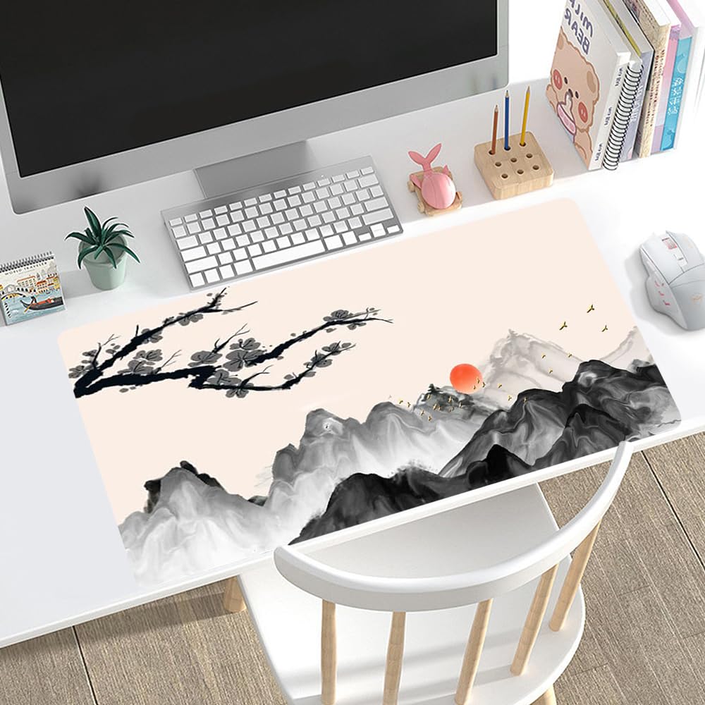 Tappetino Mouse Anime XXL 900x400mm - Base In Gomma Antiscivolo, Impermeabile, Per Gaming E Ufficio