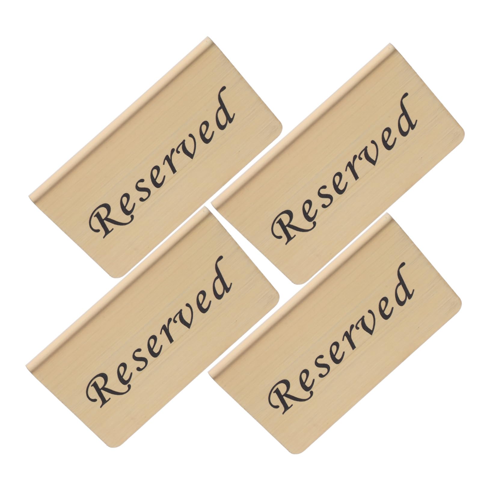 ABOOFAN 16 Piezas Mesa reservada señal de fiesta reservada signos reservados para la boda comedor tiendas de campaña letreros de mesa para eventos signos reservados para mesas