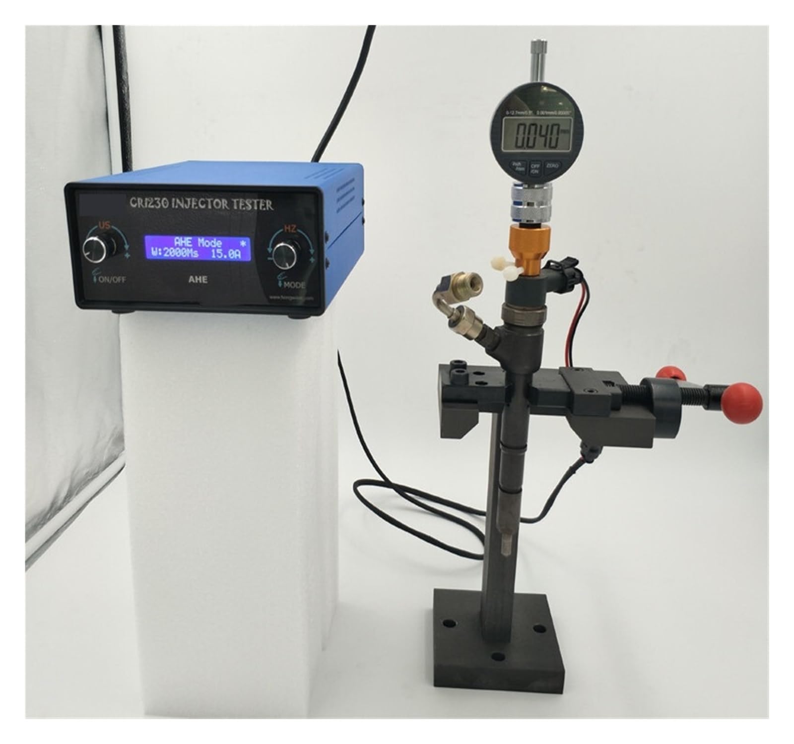 Probador de inyectores Comprobador de inyectores diésel Common Rail con función de prueba dinámica AHE CRI220 CRI230, controlador de inyector electromagnético Prueba de presión de apertura, prueba de