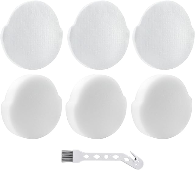 Replacement DuoClean Filter For Shark NZ850UK NZ850UKT Upright Vacuum Cleaner (3 Pairs Sponge Filter &1 Cleaning tool)