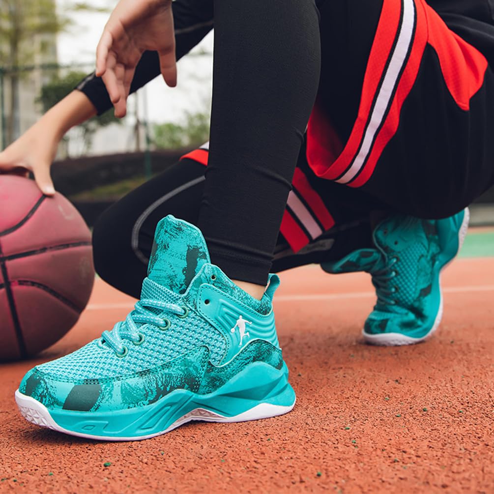 Zapatillas de Baloncesto para Niños Moda Calzado de Baloncesto Deportivas Zapatillas Aire Libre Calzado para Correr Ligeras Zapatos de Running