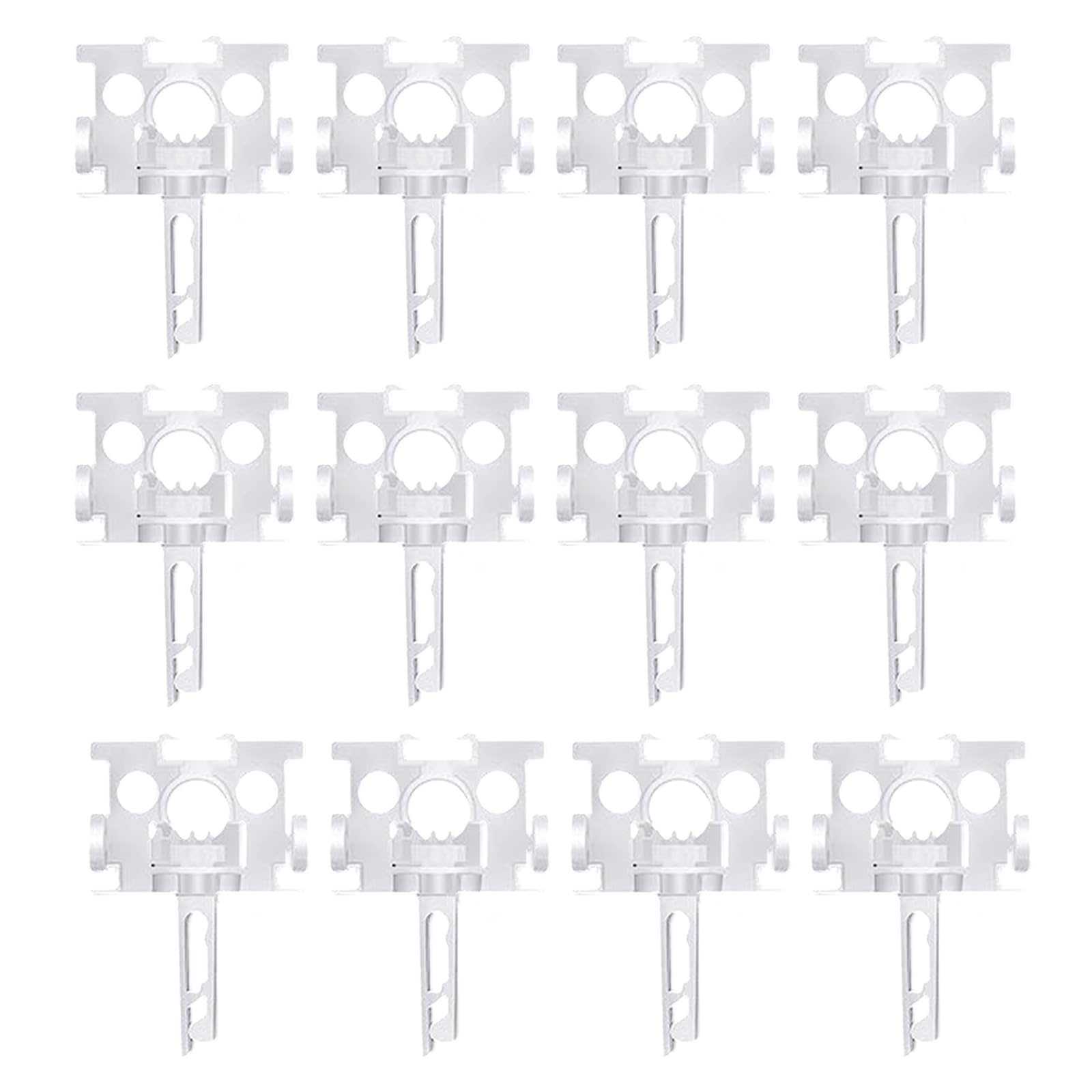 YWLUUOO 12 / 60Pcs Home and Vertical Blind Repair Carriers Kits Window Curtain Replacement Accessories for Smooth Operating Blind Repair Parts
