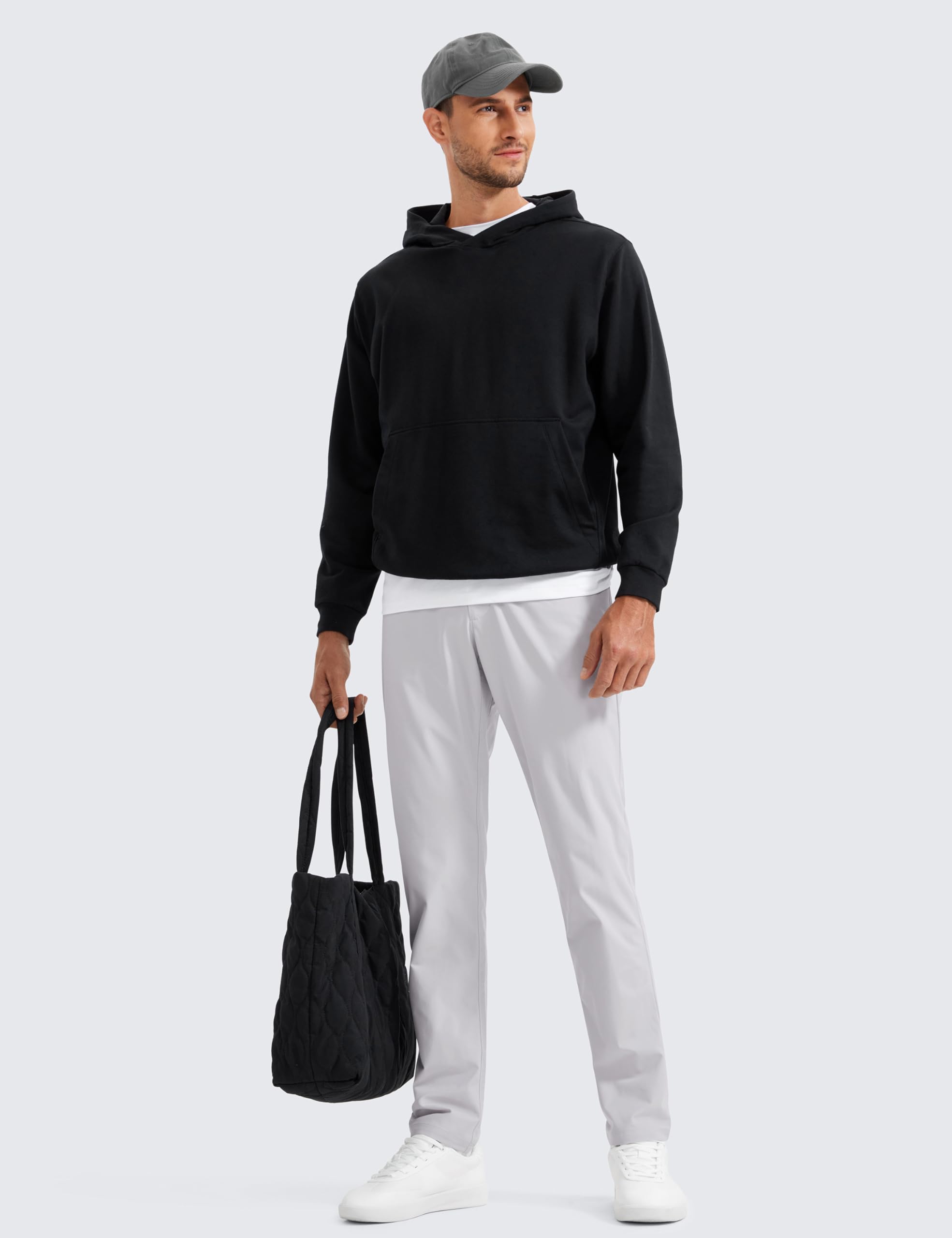 CRZ YOGA All Day Comfy Pantalones de Golf para Hombre con 5 Bolsillos Secado Rápido Ligero Casual Trabajar - 71cm/76cm/81cm/86cm
