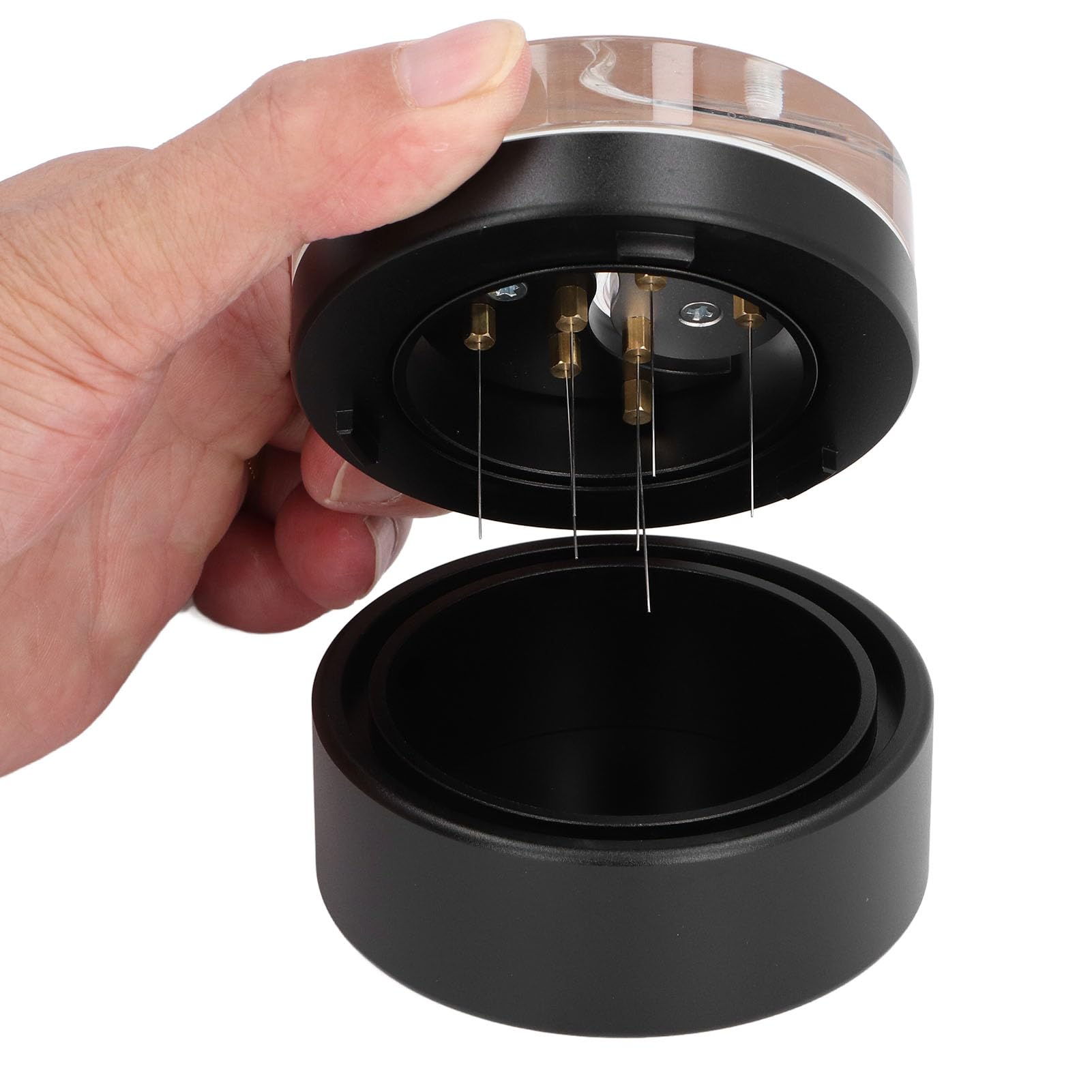 Profesjonalny dystrybutor kawy, obrót łożyska 58 mm, stal nierdzewna, typ igły, narzędzie do dystrybucji kawy w domu, dla miłośników kawy, profesjonalny mistrz kawy