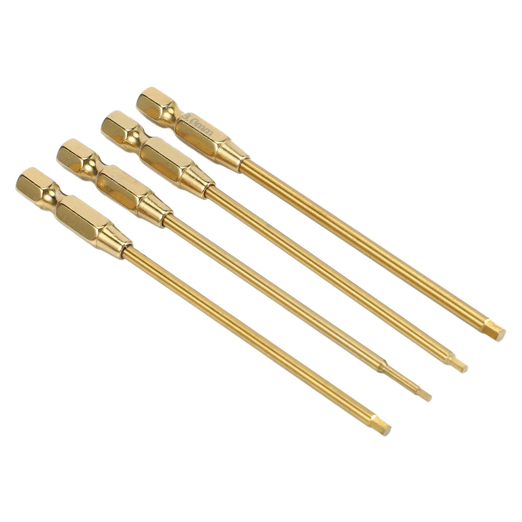 Jaywool Titanium Quick Change Hex Key Hex Wrenches Screwdrivers Tools Kit 1.5, 2, 2.5 & 3mm RC Model Mini Hand Tool