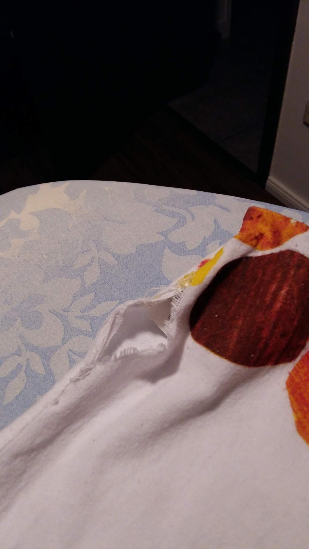 Naht aufgerissen nach nur einmaligen waschen