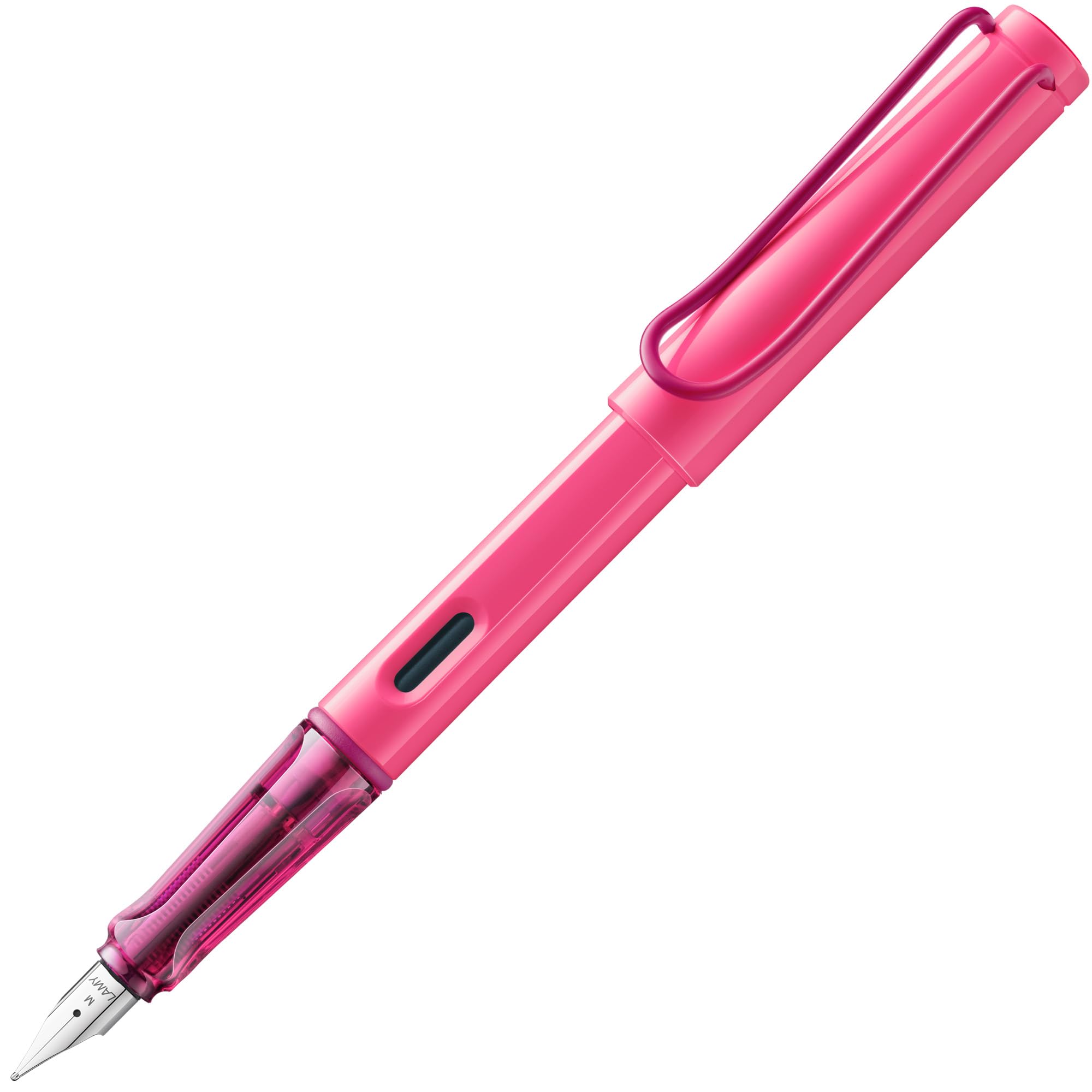 LAMY safari neonpink - Fountain Pen with ergonomic grip & polished steel nib in size F - ideal for any Writing & Calligraphy - including LAMY T 10 blue cartridge - Right-Handed โ image 1