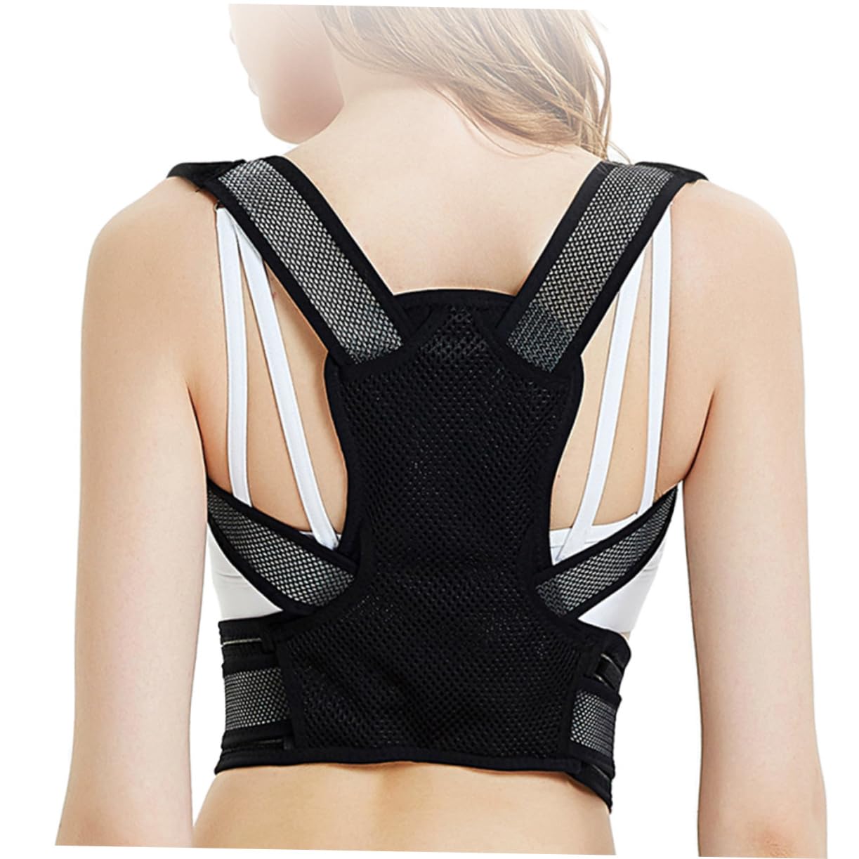 NULYLU Prasier to Correct Posture Belt Hunchback for Men Women Black s Posture Trainer Support
