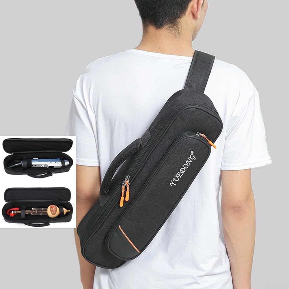 BB Hulusi Sac portable pour instrument à vent électronique numérique Roland AE-01, étui en tissu Oxford avec rembourrage anti-chocs, 49 x 11 x 8 cm
