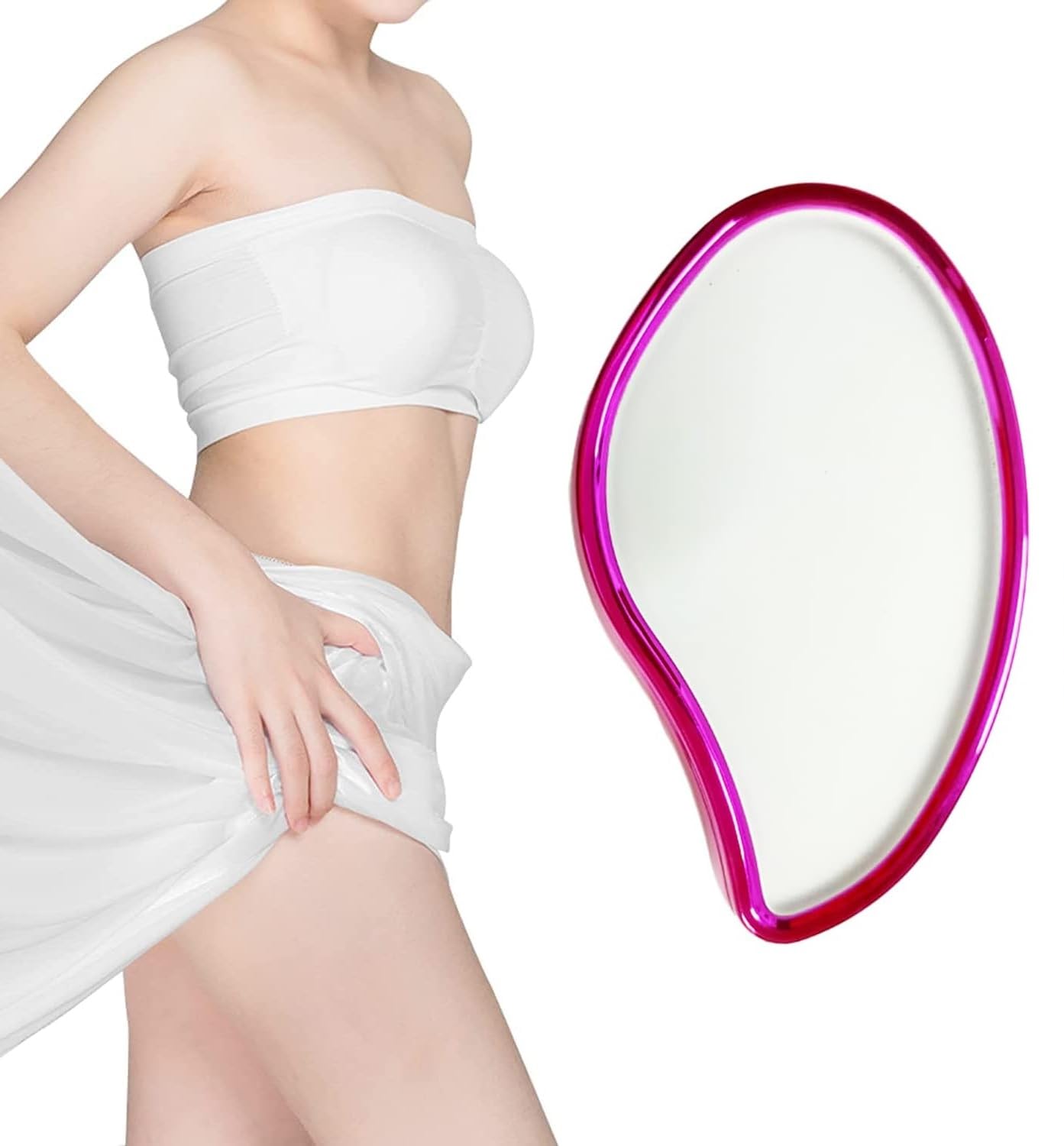 Painless Magic Crystal Hair Eraser: Ultimate Solution for Smooth, Effortless, Quick Hair-Free Skin for Women - Expoliator - Washable, Reusable & Portable Hair Remover for Arms, Legs and Back