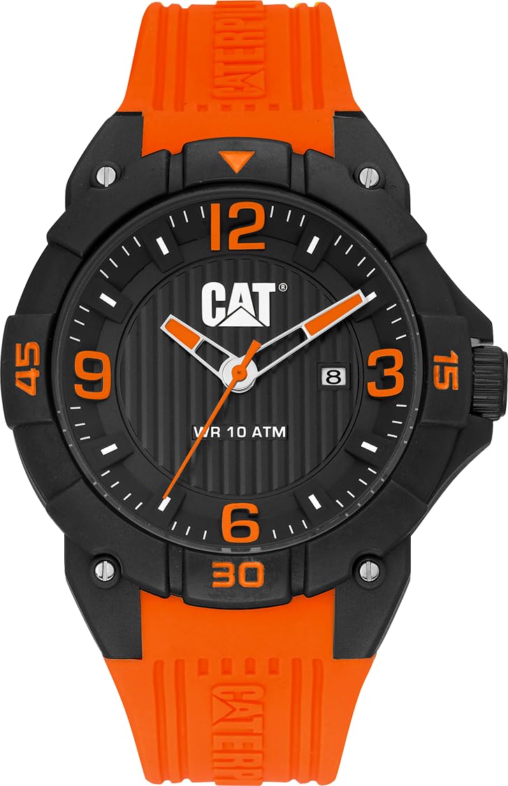 CAT Caterpillar Drift - Reloj para hombre de 45 mm, caja negra LW