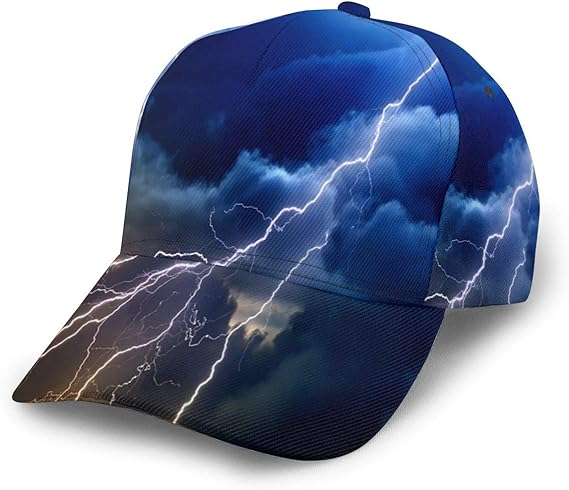 Amazon キャップ 野球帽 スカイサンダーストームレインライトニング 帽子 鳥打帽 クラシカル ファッション カジュアル 通気性 人気な プリント おしゃれ Uvカット 日焼け止め スポーツ 自転車 運転 旅行 メンズ レディース 男女 帽 キャップ 通販