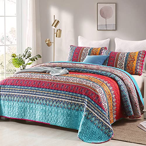 Wongs Bedding HU-XI-25 Bohemian Quilt Set Queen Size thumb #1