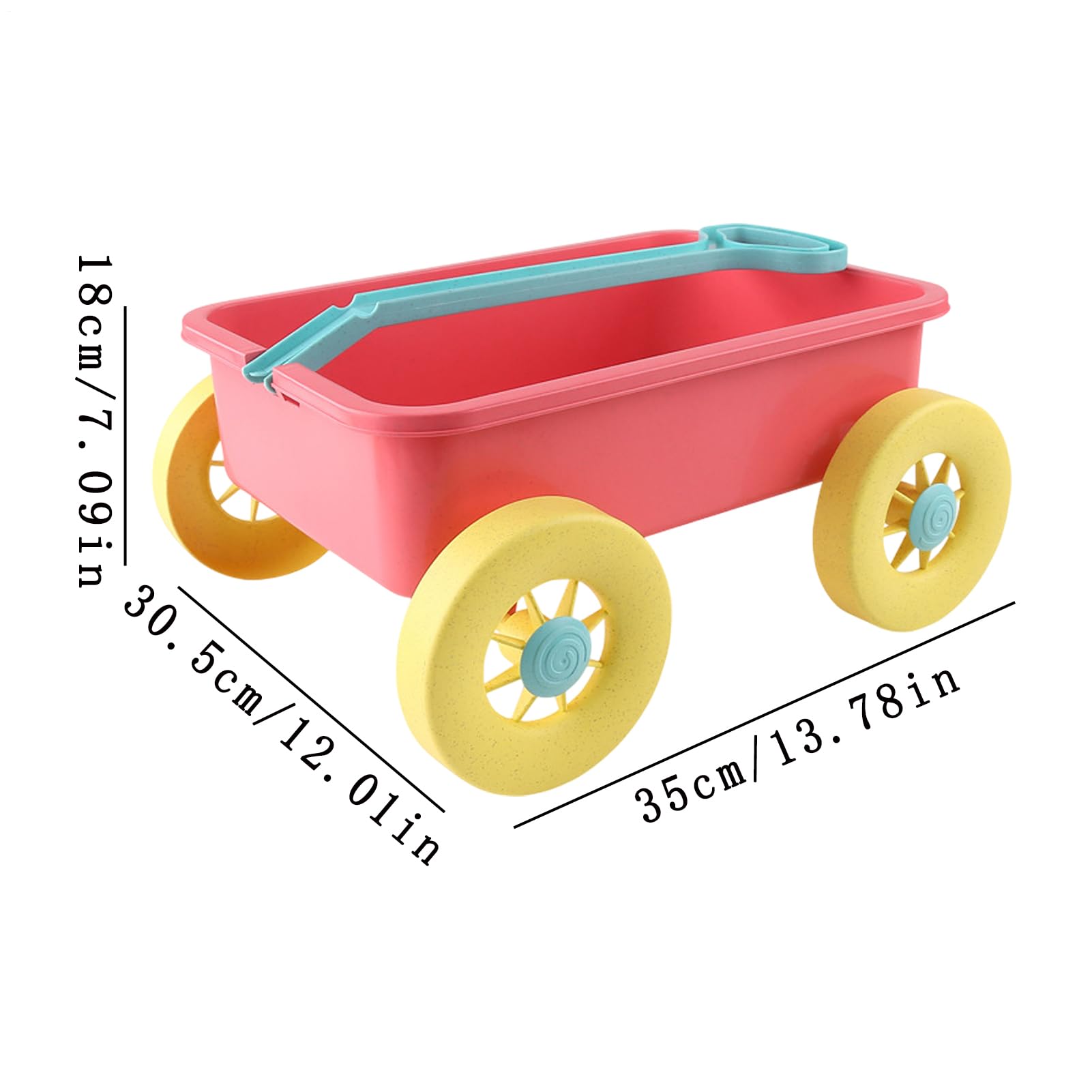 Kids Beach Trolley, giocattolo del carrello da spiaggia Trollley da | Giocattolo da esterno finemente lucido per piscina, lago, cortile e giardino