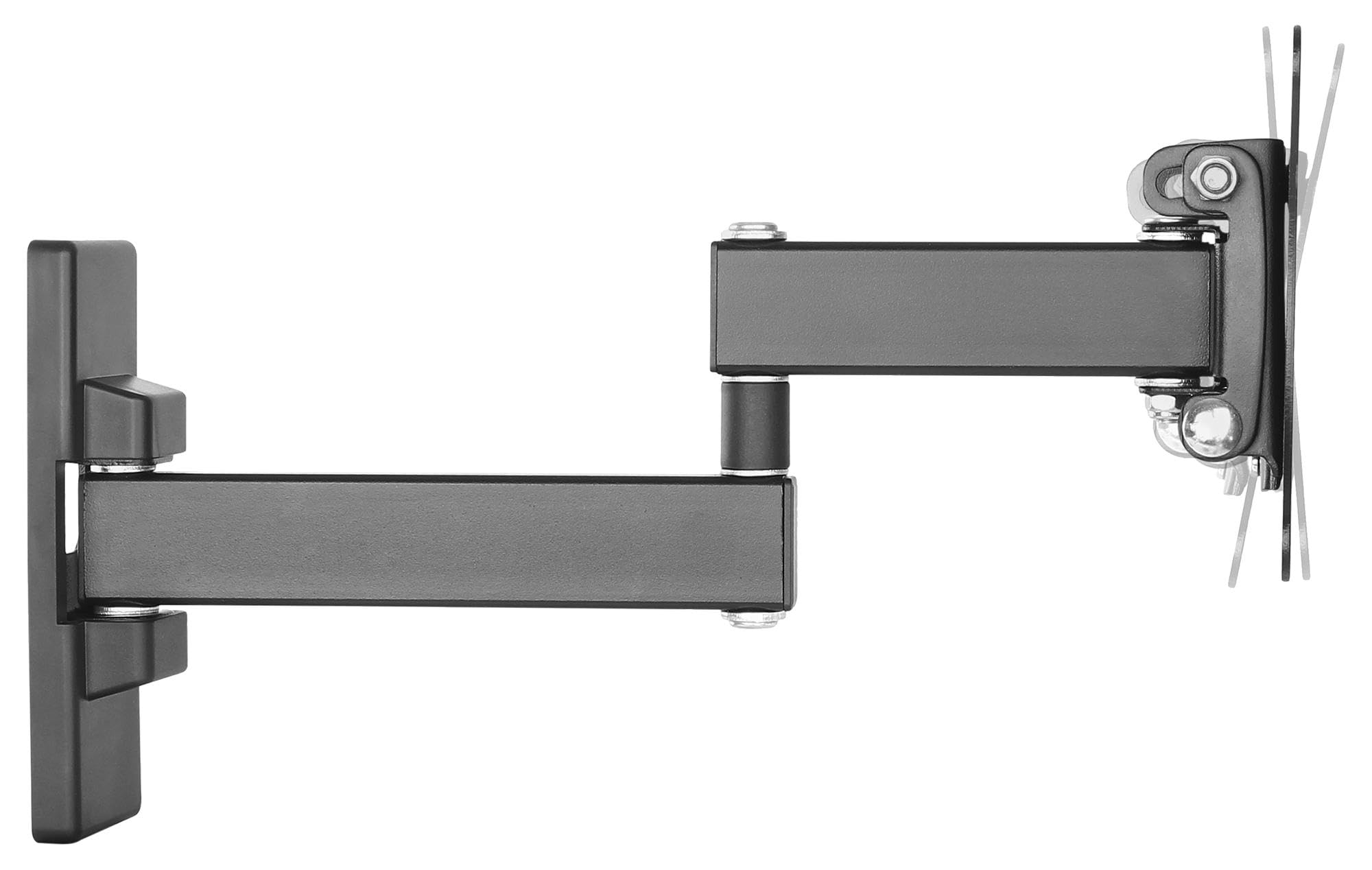 PROSIGNAL Full-Motion TV Wall Mount, 13" to 27" Screen, 15kg Max Load, Black - Image 3