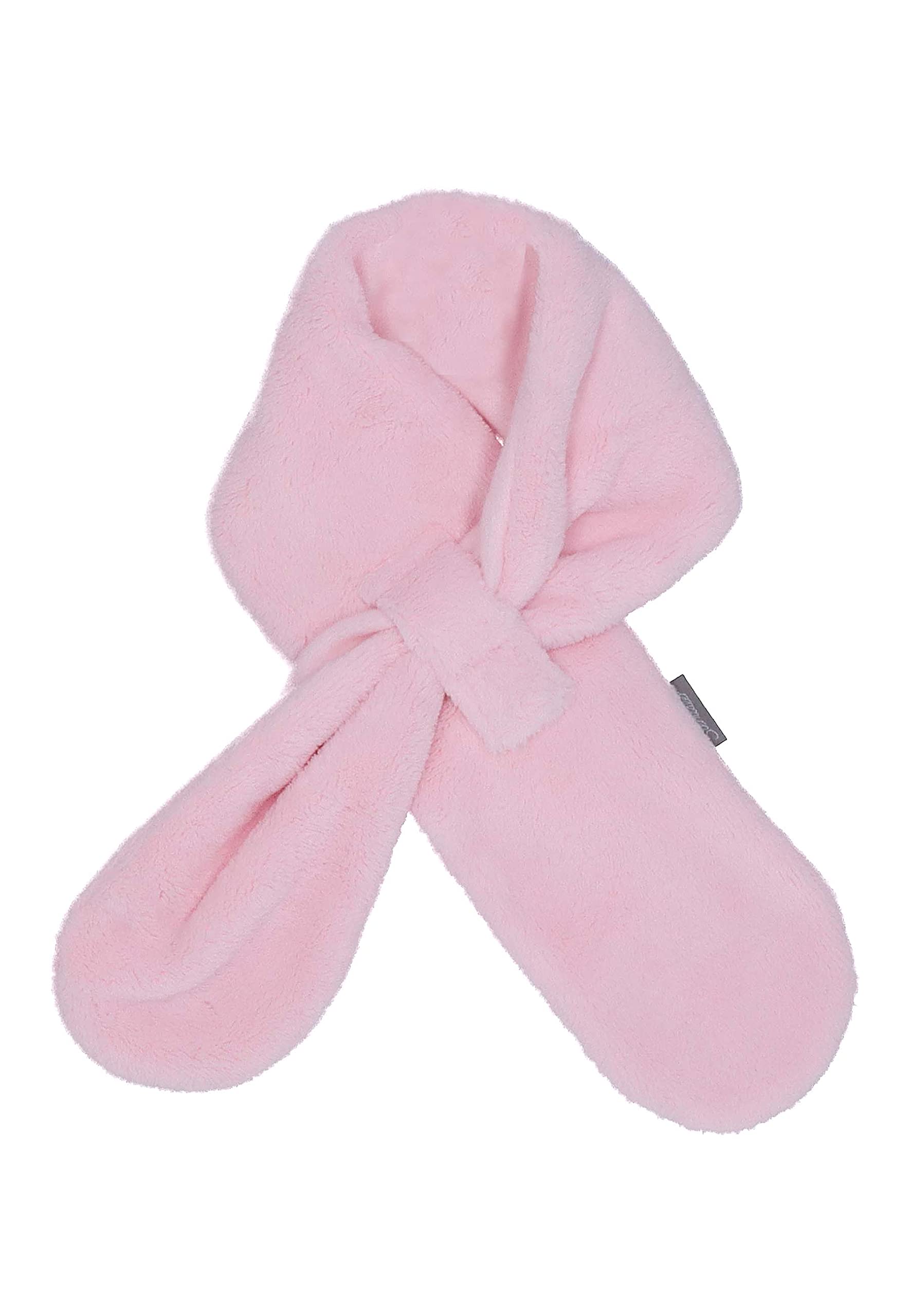 Sterntaler Baby Girls Scarf With Velcro, Size: 80 cm, Pink Scarf, Pink (Rosa 702), Medium (Manufacturer Size: 80)