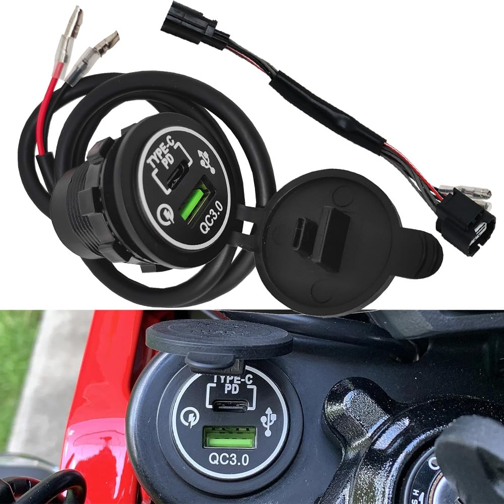 Fsdatongdazi Motorcycle Adapter Accessory Kit Wiring Harness Compatible with Trail 125 CT125 Hunter Cub 125 (2019-UP)