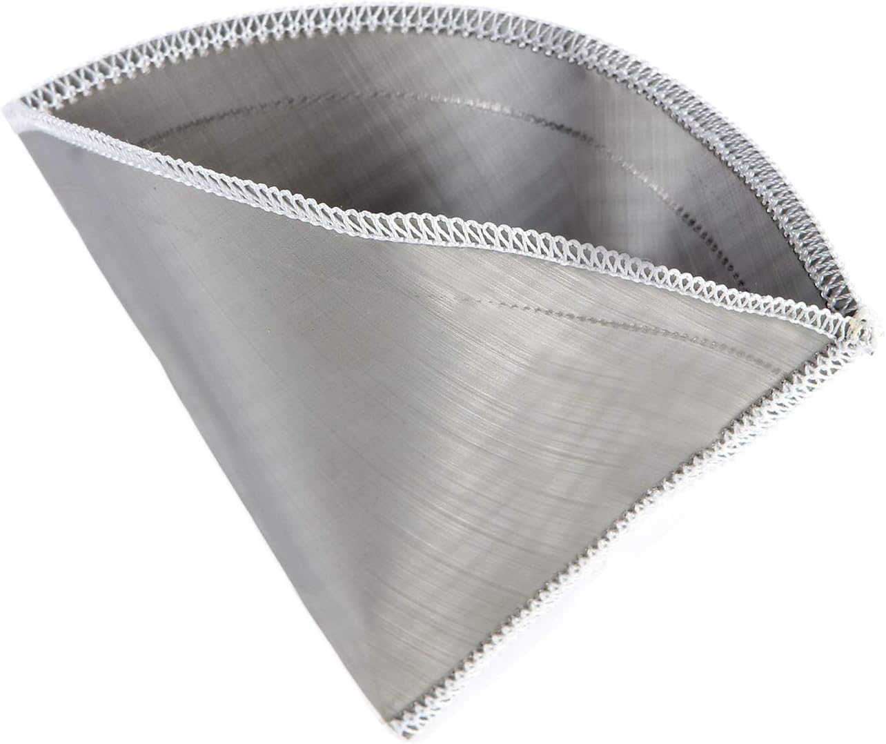 2-4 Cups Capable Reusable Flexible Durable Portable 800 Mesh Stainless Steel Coffee Tea Oil Food Filter