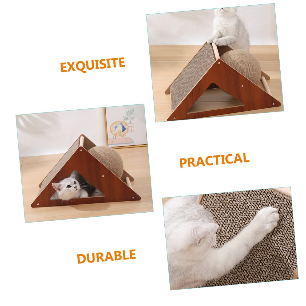 Rascador De Suelo para Gatitos Rascador para Gatos Ideal para Mascotas En Casa