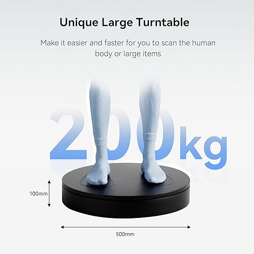 Miniatura 5 de Revopoint Escáner 3D de mano de gama para impresión 3D, escáner modelo 3D con escaneo 3D a todo color de hasta 18 fps de velocidad de escaneo,