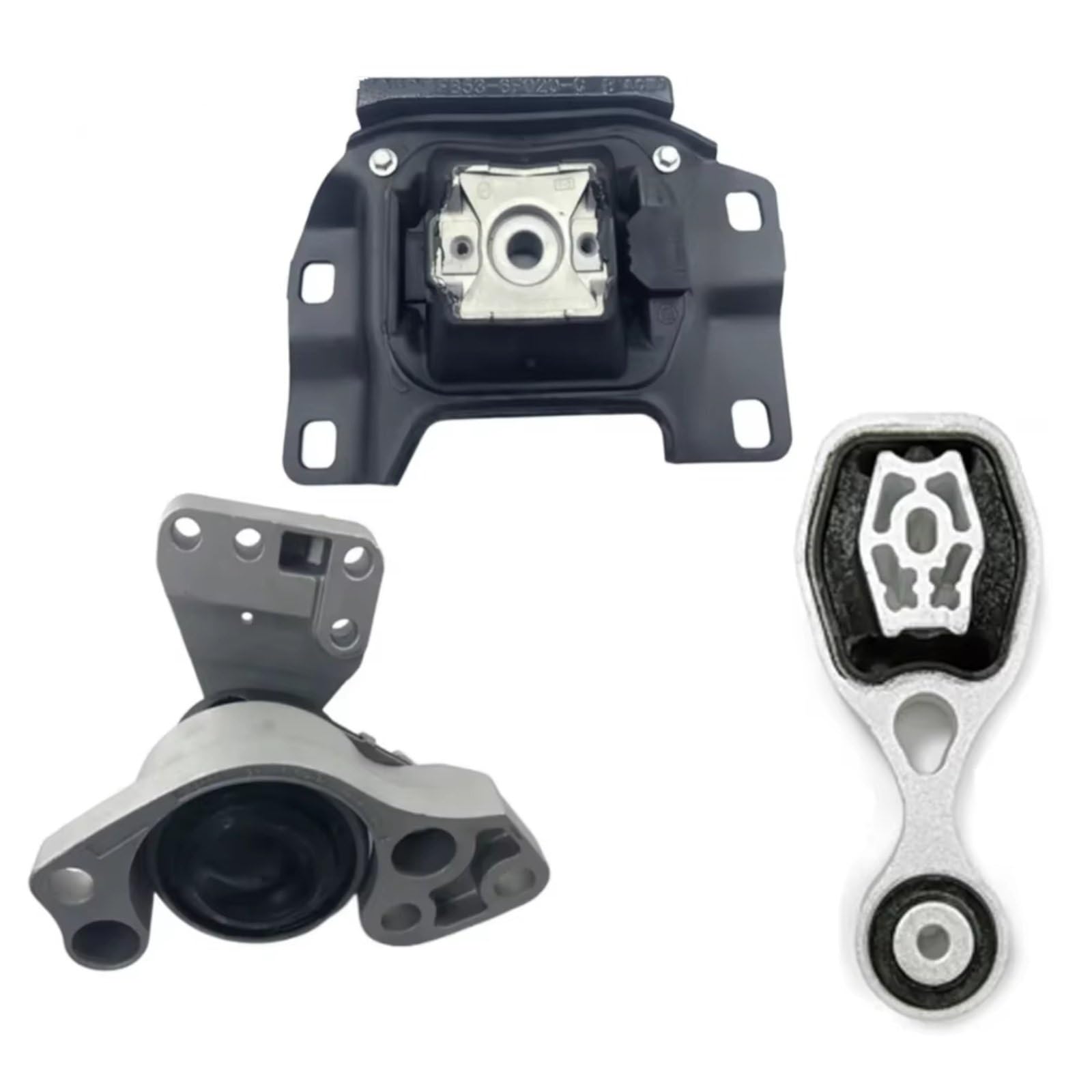 Car Engine Mounts Compatible with for Explorer 2.3T 2012-2019 3PCS Car Engine Mount Transmission Support Torque Strut BB5Z-6038F FB5Z-6068B