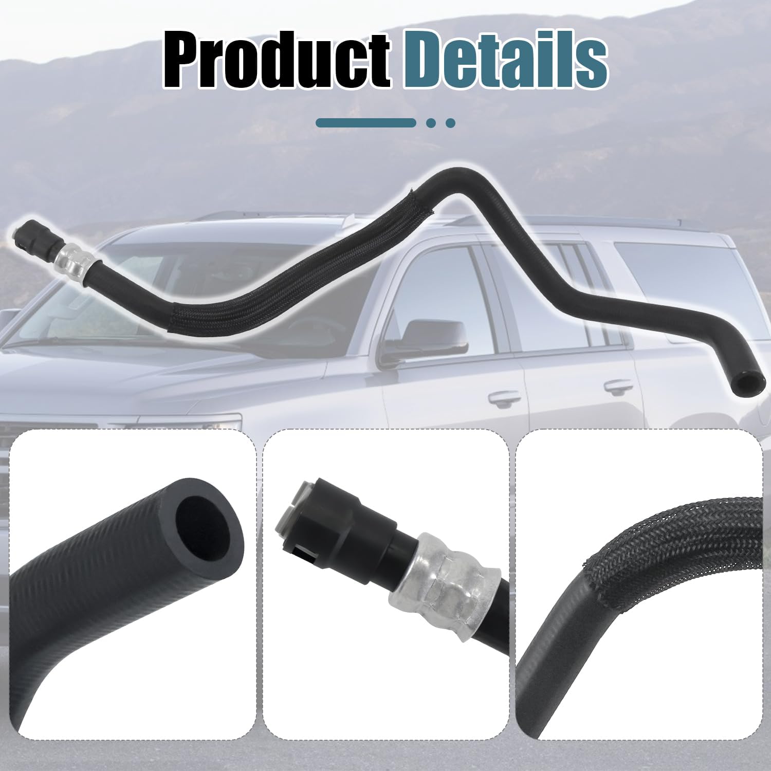 HVAC Heater Hose 23492579 Compatible with Cadillac Escalade Chevy Suburban Tahoe GMC Yukon 2015 2016 2017 2018 2019 2020