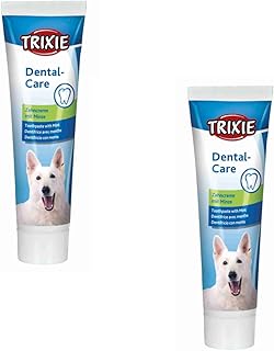 Trixie Dental Care Mint | Double Pack | 2 x 100g | Toothpaste for Dogs | To Support Dental Health and Oral Hygiene | For Prevention of Tartar and Plaque | With Mint product image