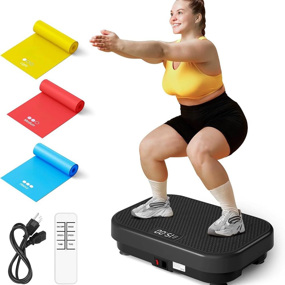 Vibration Plate Fitness Platform for Weight Loss Fat Burner Exercise Machine Vibrating Shaking Full Body Shaker Workout for