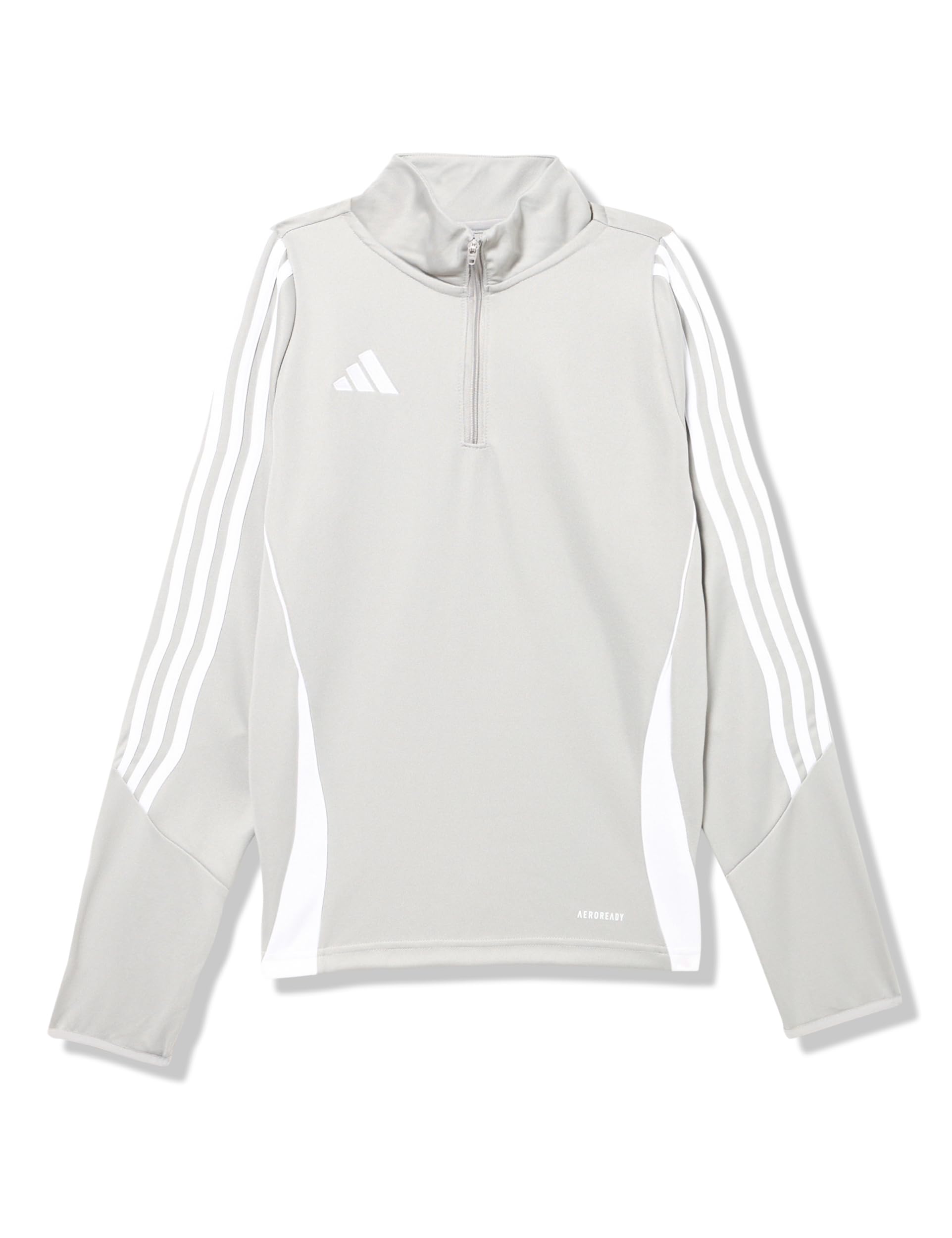 adidas Unisex Kid's Tiro 24 Training Top, Team Mid Grey/White, Medium