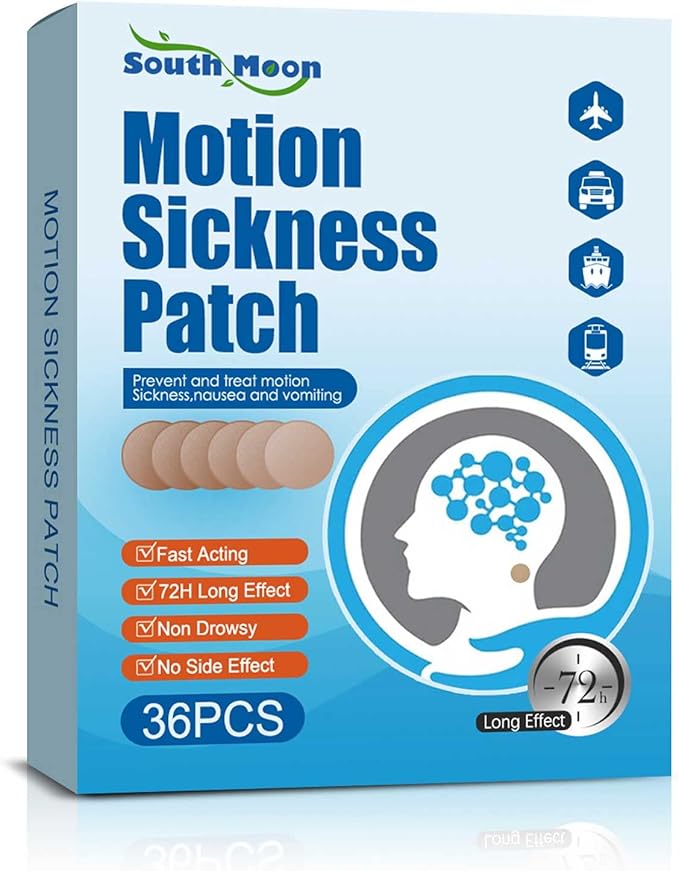 Motion Sickness Patch, 36 PCS Anti Nausea Patches, Sea Sickness Patch