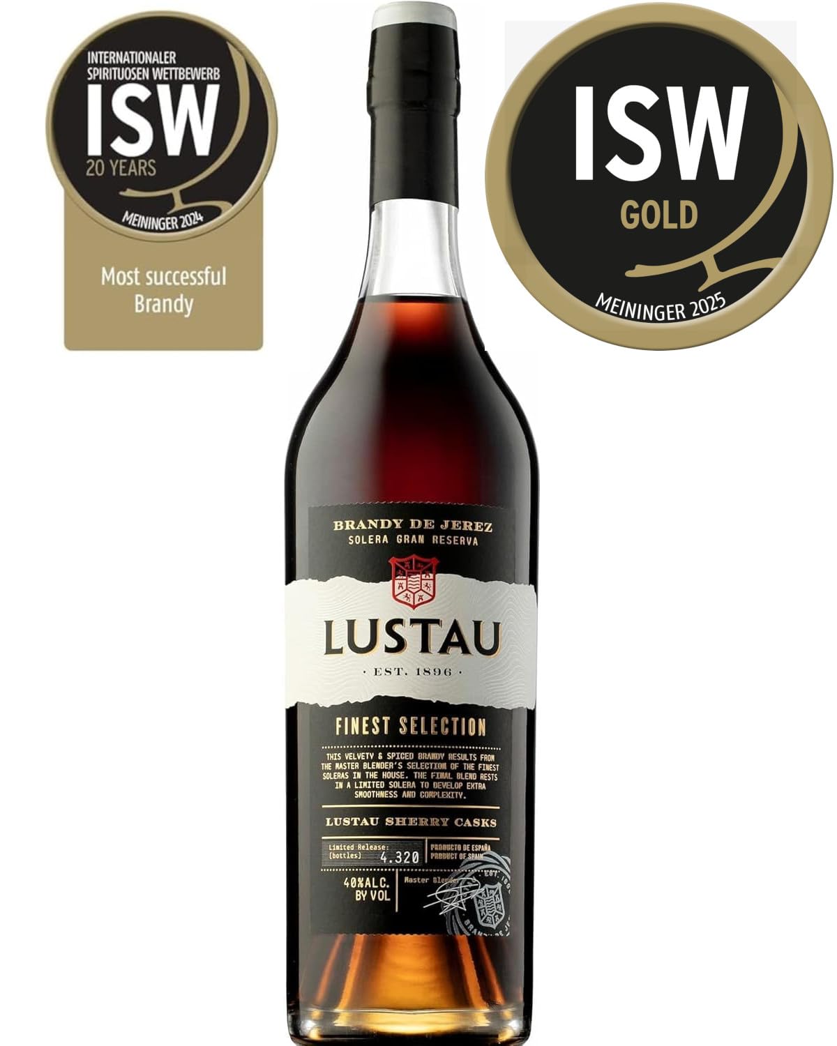 Lustau Brandy Solera Gran Reserva Finest Selection in Geschenkpackung (1 x 0.7 l)