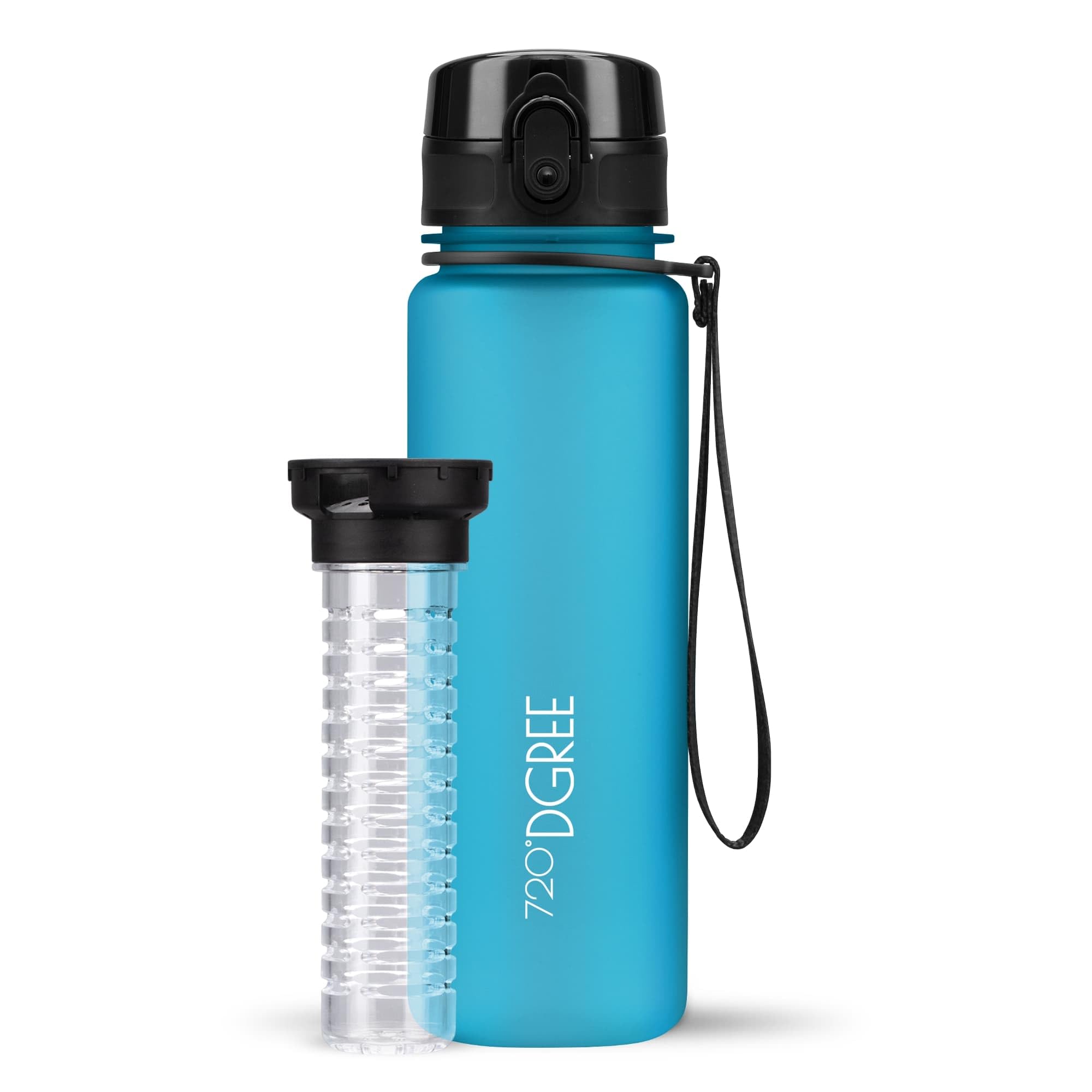 720°DGREE Botella Agua 1 Litro “uberBottle“ - Tamiz-Fruta, softTouch - Sin BPA, Prueba de Fugas, Reutilizable - Cantimplora, Water Bottle ideal para Deporte, Fitness, Gimnasio, Senderismo, Ciclismo — view 148
