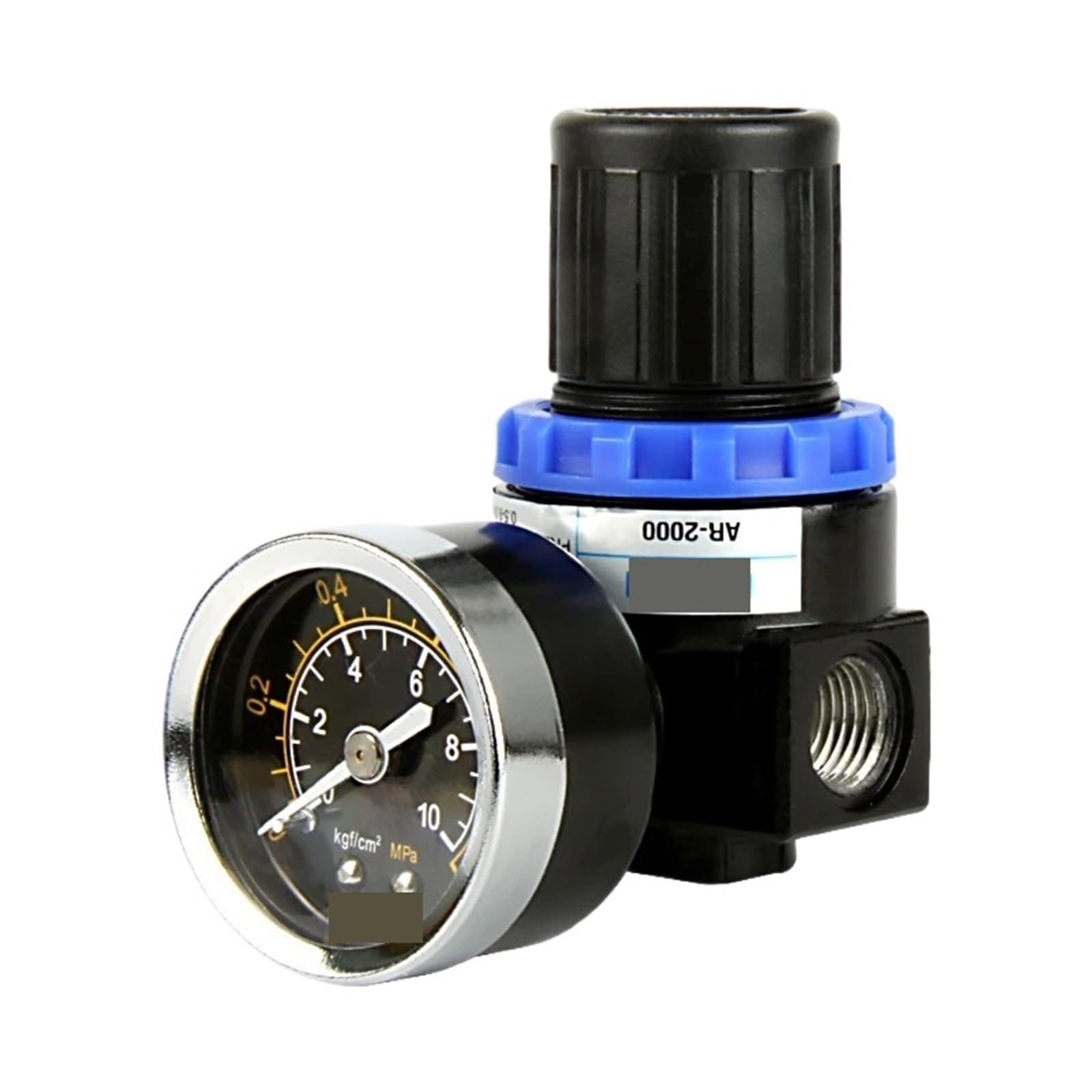 Jwvialel One Color Ar2000 Air Control Compressor Pressure Relief Regulator Valve G1/4Inch Treatment Units Mini 1Pcs